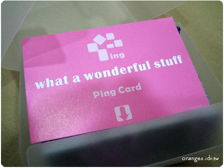 ping card